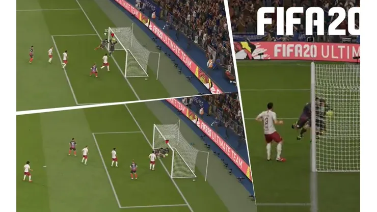 Se lleva puesto al arquero y mete el gol en el FIFA 20 ¿Y el árbitro donde estaba?
