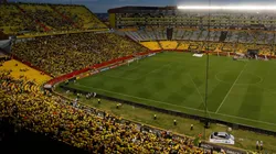 Una postal del Estadio Monumental Isidro Romero Carbo.