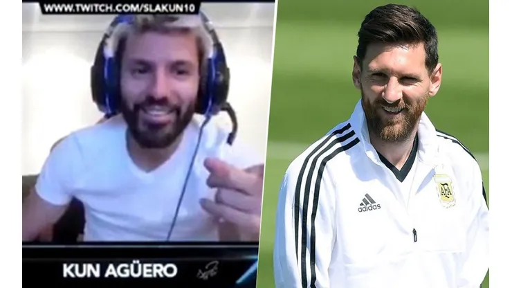 No podemos más: Agüero le contó a Messi cómo lo cargan en Twitch