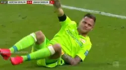 Su cara de dolor lo dice absolutamente todo.