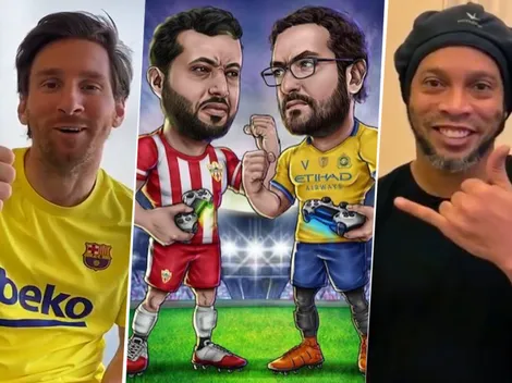 Messi, Ronaldinho y Maradona apoyan a Turki Al-Sheikh para el desafío solidario
