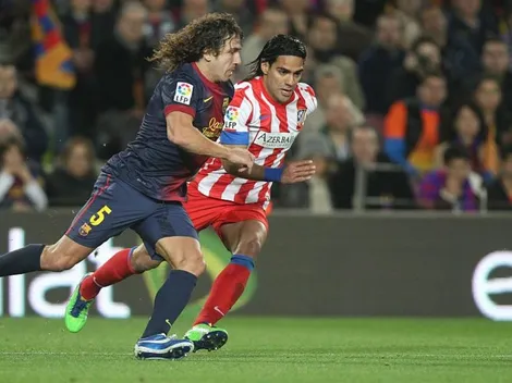 Puyol se rinde ante Falcao: "Fue uno de los que más me costó marcar"