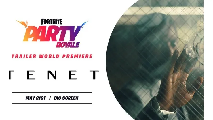 Fortnite presentará el trailer definitivo de la película Tenet dentro del juego