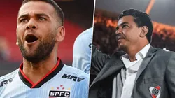 A Dani Alves le preguntaron por Gallardo y lo puso en lo más alto