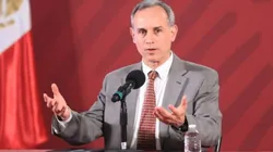 El doctor Hugo López-Gatell es aficionado de Pumas. Foto: Gobierno de México