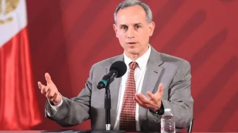 El doctor Hugo López-Gatell es aficionado de Pumas. Foto: Gobierno de México