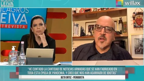 Beto Ortíz y Milagros Leiva son opositores al gobierno.