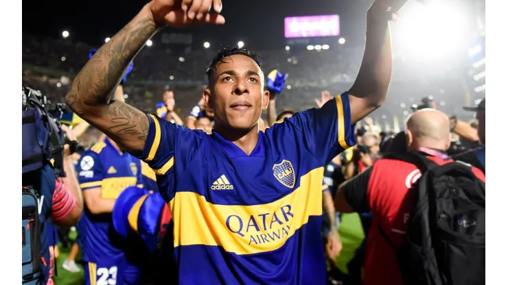 Foto de Sebastián Villa, jugador de Boca.