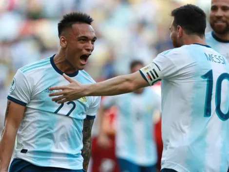 Scaloni quiere que Messi y Lautaro Martínez jueguen juntos en Barcelona