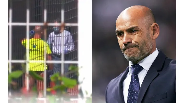 El director técnico enfrentando al director deportivo del Rayo.