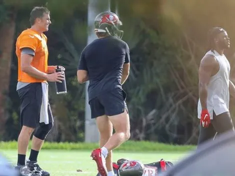 Brady no pierde el tiempo: realiza práctica ‘clandestina’ con sus compañeros