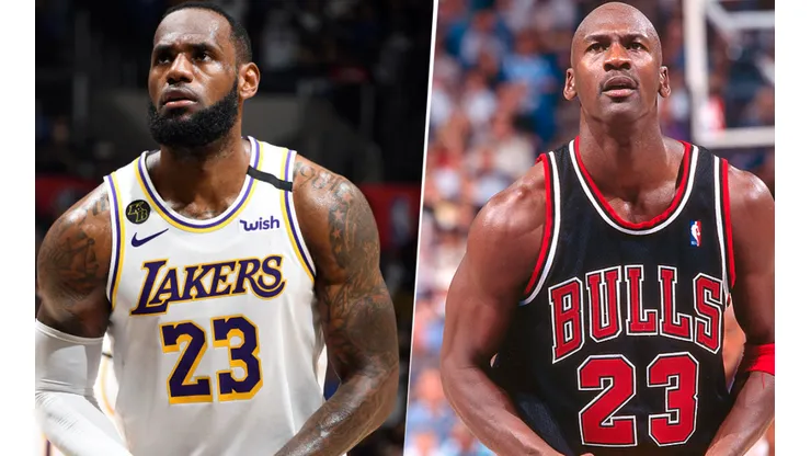 No lo vas a creer: LeBron reveló que jugó junto a Jordan