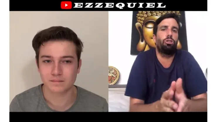 Flavio Azzaro en el canal de 'Ezzequiel'.