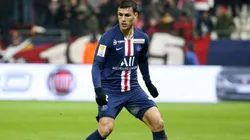 Leandro Paredes jugando para Paris Saint-Germain.
