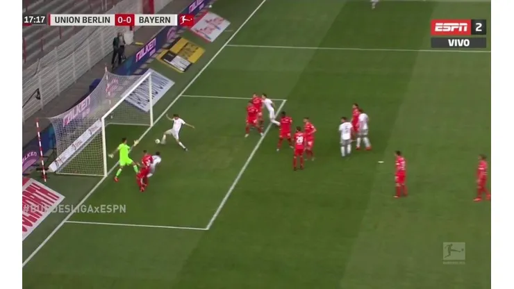 El gol anulado a Thomas Müller.