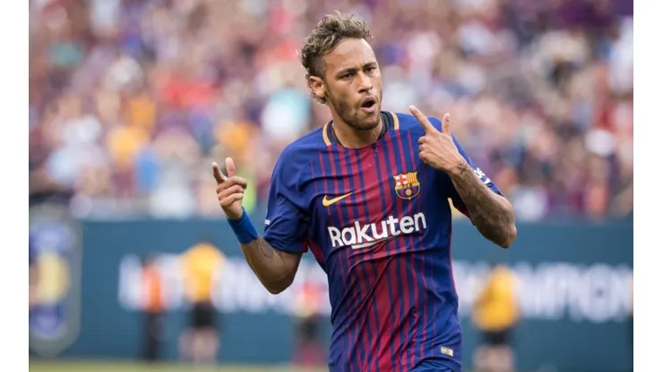 Neymar durante su etapa en Barcelona.