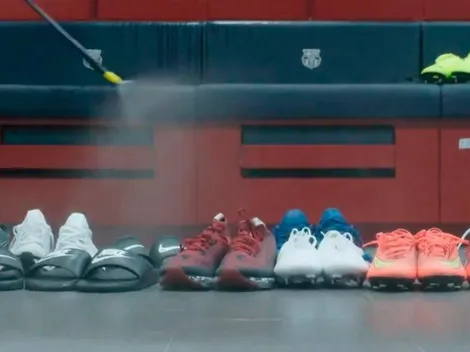 Ni los guayos de Messi se salvan: masiva desinfección en el FC Barcelona