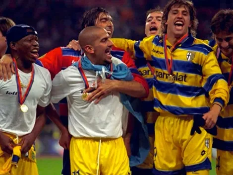 "Sos un hijo de ...": el Tino nos hizo reir con pesada broma a Hernán Crespo