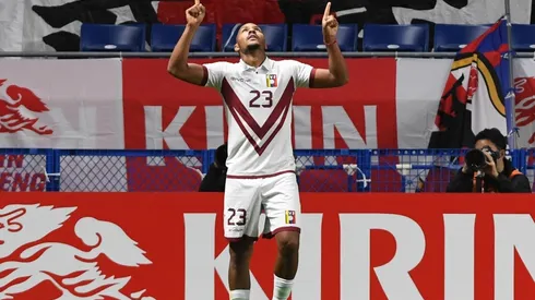 Salomón Rondón en la Selección de Venezuela.