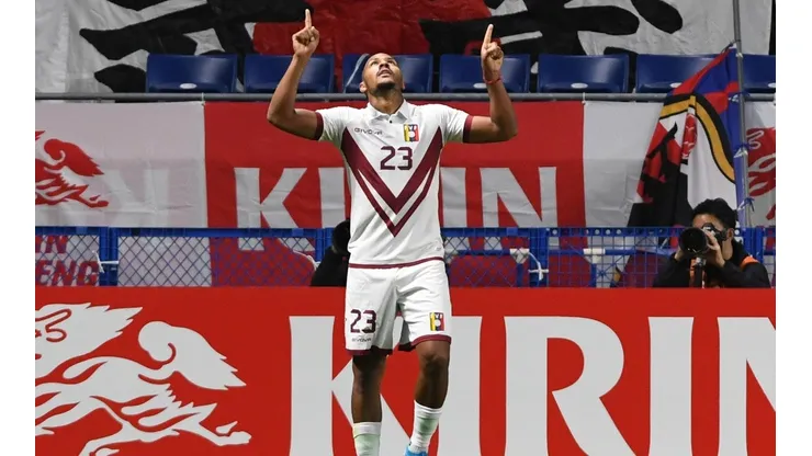 Salomón Rondón en la Selección de Venezuela.