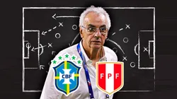 La táctica que usará Jorge Fossati para el Perú vs. Brasil.