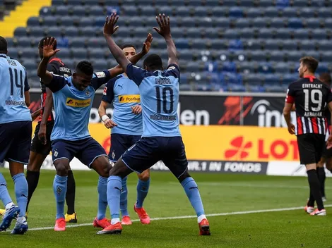 Frankfurt le abrió las puertas al Mönchengladbach y sufrió una derrota