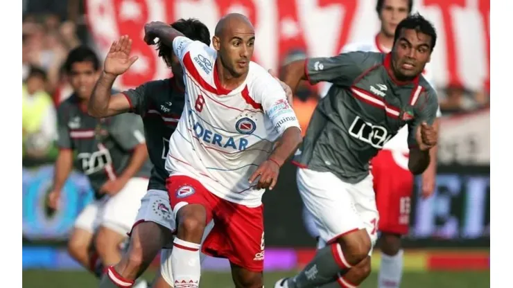 Juan Ignacio Mercier con la camiseta de Argentinos Juniors.
