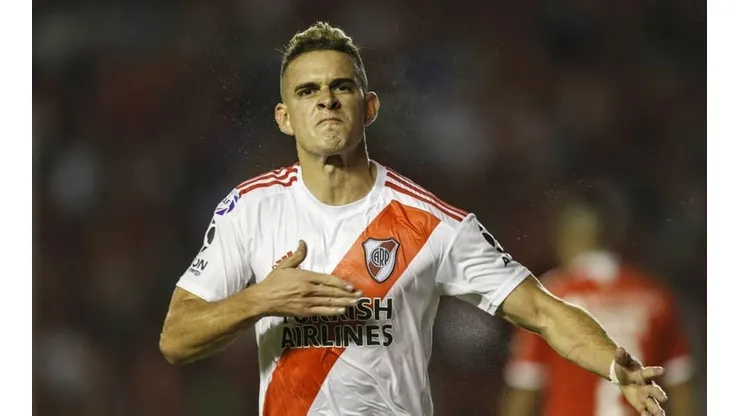 Rafael Santos Borré, delantero colombiano de River Plate.