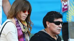 Diego junto a su hija mejor, Giannina.