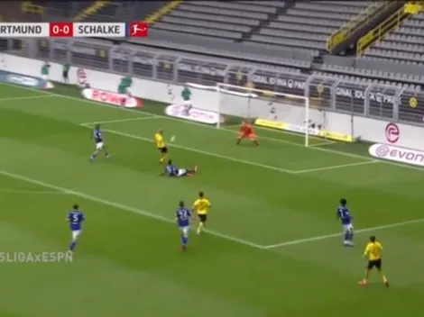 Y lo hizo él: Haaland marcó el primer gol en la vuelta de la bundesliga