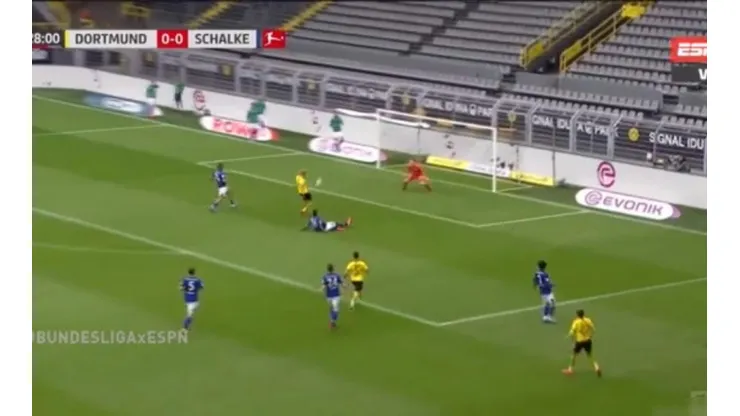 Y lo hizo él: Haaland marcó el primer gol en la vuelta de la bundesliga