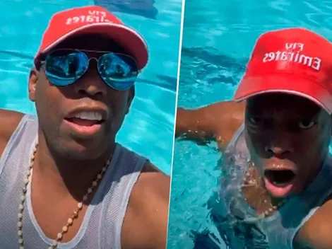 El Tino mostró en Instagram que no la pasa nada mal en cuarentena