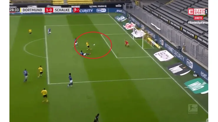 Haaland anotó el primer gol en el regreso del futbol