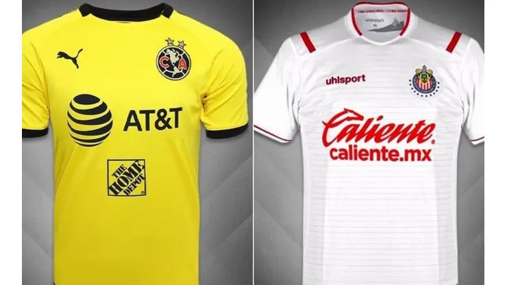 Las playeras de los equipos de la Liga MX como si fuesen de la Bundesliga