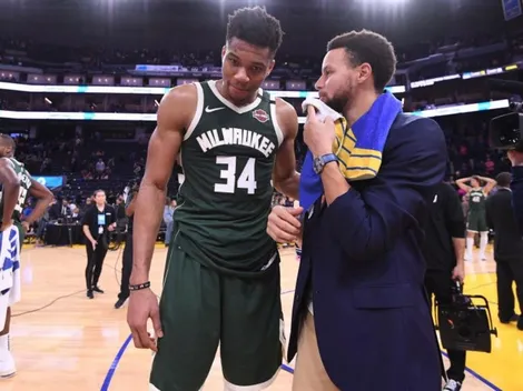 Curry sería la clave para que Antetokounmpo llegue a los Warriors