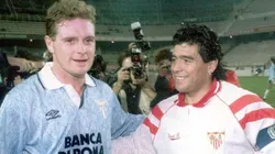 El encuentro entre Gascoigne y Maradona.
