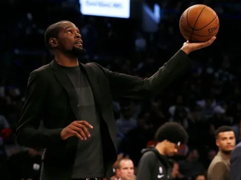 La reacción de Durant al cambió de marca en el balón de la NBA