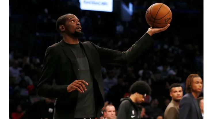 La reacción de Durant al cambió de marca en el balón de la NBA