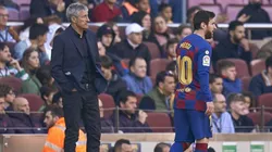 Más capitán que nunca: Messi le marcó la cancha a Setién sobre la Champions