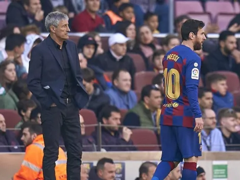 Más capitán que nunca: Messi le marcó la cancha a Setién sobre la Champions