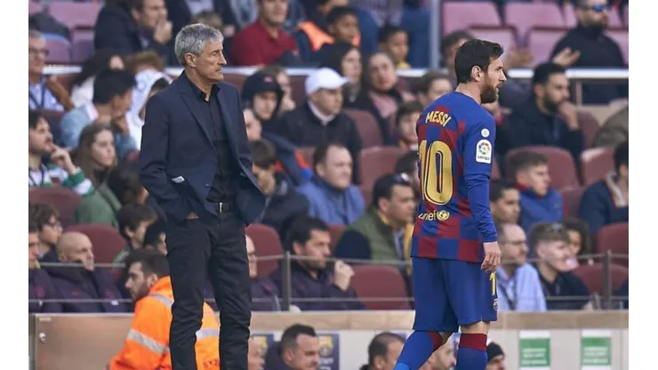 Más capitán que nunca: Messi le marcó la cancha a Setién sobre la Champions