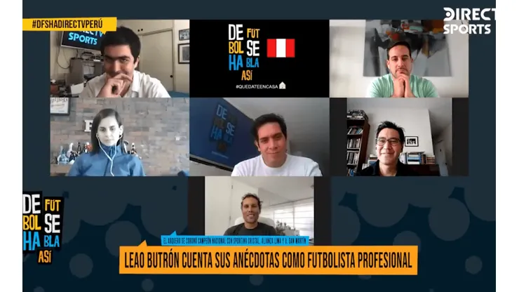 Butrón estuvo virtualmente este miércoles dando una entrevista.