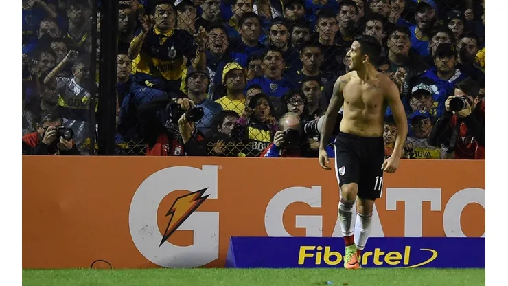 Foto de Sebastián Driussi, jugador de River.