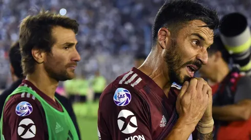 Foto de Scocco con la camiseta de River.