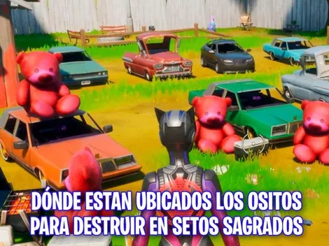 Fortnite: dónde estan los ositos para destruir en los nuevos desafíos de Dominación