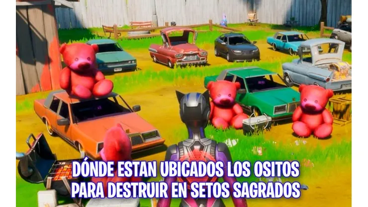 Fortnite: dónde estan los ositos para destruir en los nuevos desafíos de Dominación