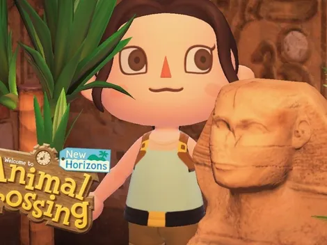 Tomb Raider se sumó a la fiebre de Animal Crossing y reveló su atuendo de Lara Croft
