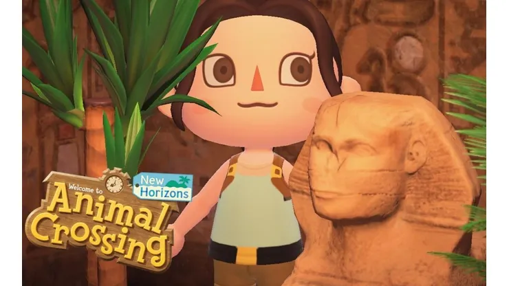 Tomb Raider se sumó a la fiebre de Animal Crossing y reveló su atuendo de Lara Croft