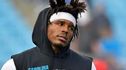 Cam Newton en su última temporada con los Panthers.