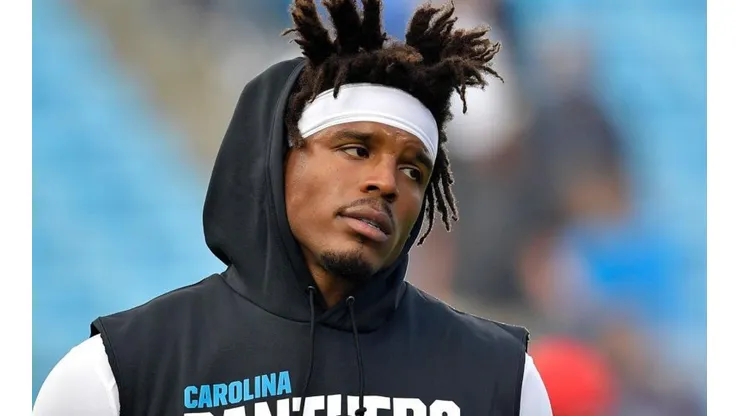Cam Newton en su última temporada con los Panthers.